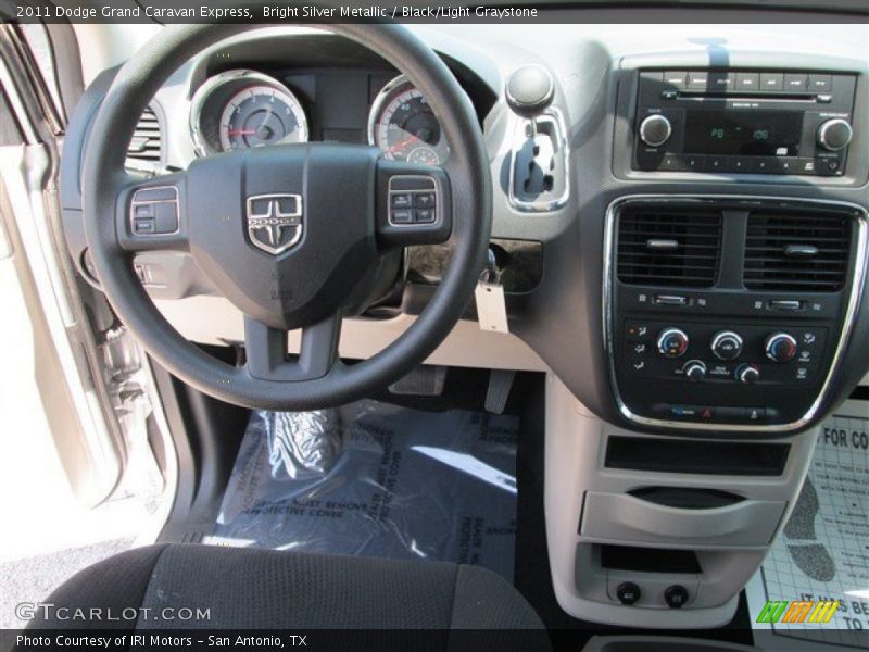 Bright Silver Metallic / Black/Light Graystone 2011 Dodge Grand Caravan Express