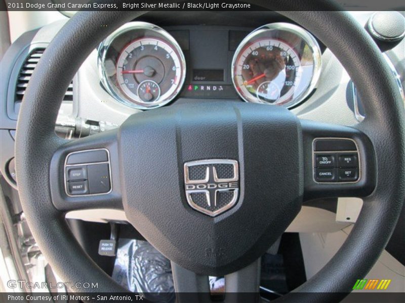 Bright Silver Metallic / Black/Light Graystone 2011 Dodge Grand Caravan Express