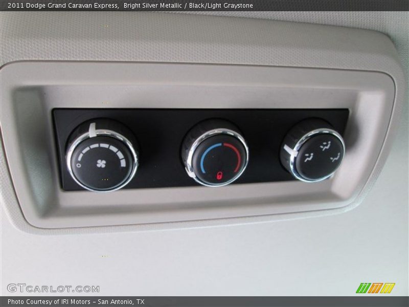 Bright Silver Metallic / Black/Light Graystone 2011 Dodge Grand Caravan Express