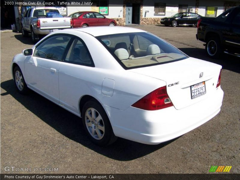 Taffeta White / Ivory 2003 Honda Civic EX Coupe
