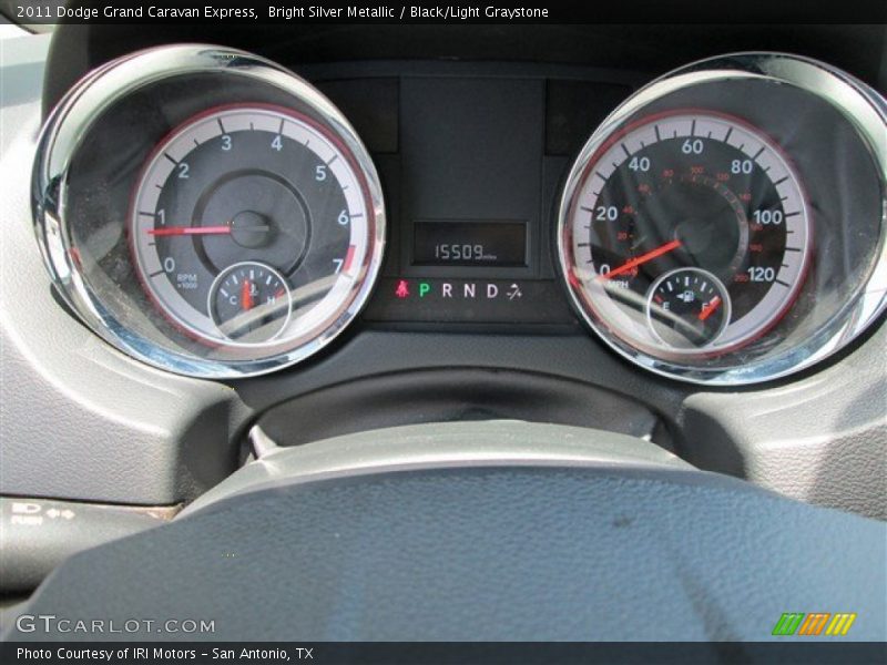 Bright Silver Metallic / Black/Light Graystone 2011 Dodge Grand Caravan Express