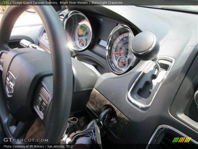 Bright Silver Metallic / Black/Light Graystone 2011 Dodge Grand Caravan Express