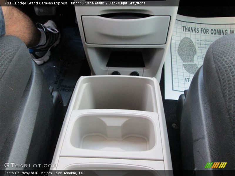 Bright Silver Metallic / Black/Light Graystone 2011 Dodge Grand Caravan Express