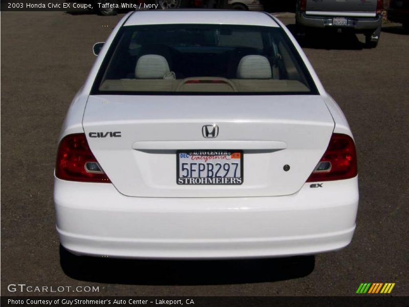 Taffeta White / Ivory 2003 Honda Civic EX Coupe