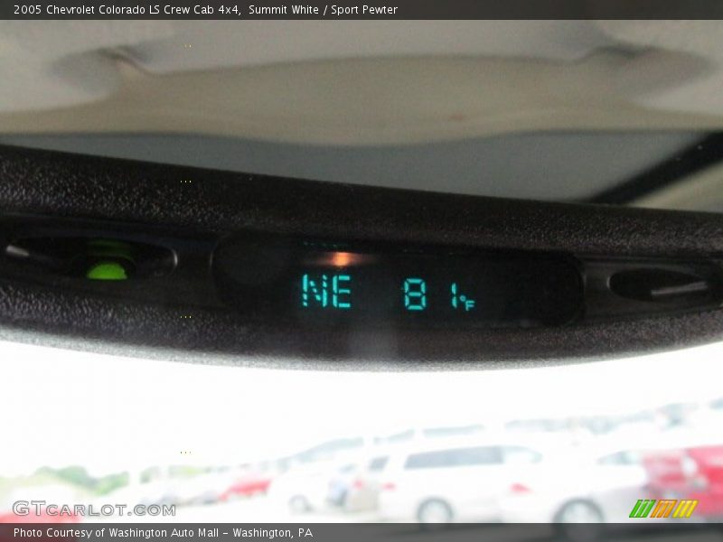 Summit White / Sport Pewter 2005 Chevrolet Colorado LS Crew Cab 4x4