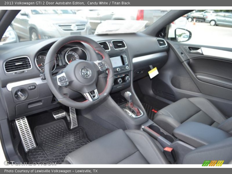 Candy White / Titan Black 2013 Volkswagen GTI 2 Door Autobahn Edition