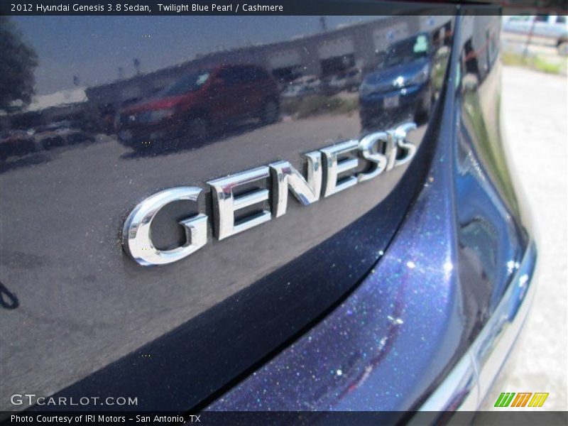 Twilight Blue Pearl / Cashmere 2012 Hyundai Genesis 3.8 Sedan