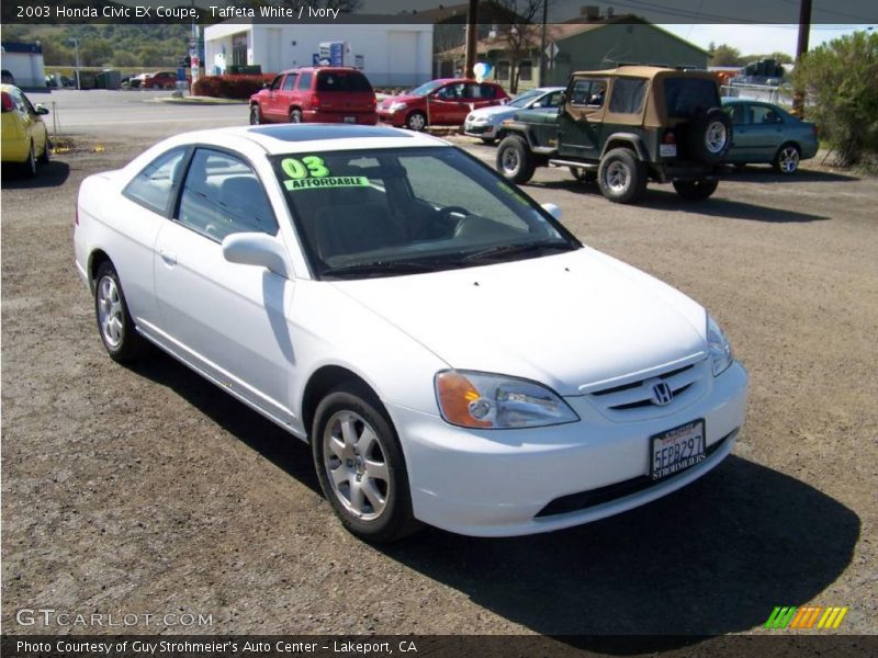 Taffeta White / Ivory 2003 Honda Civic EX Coupe