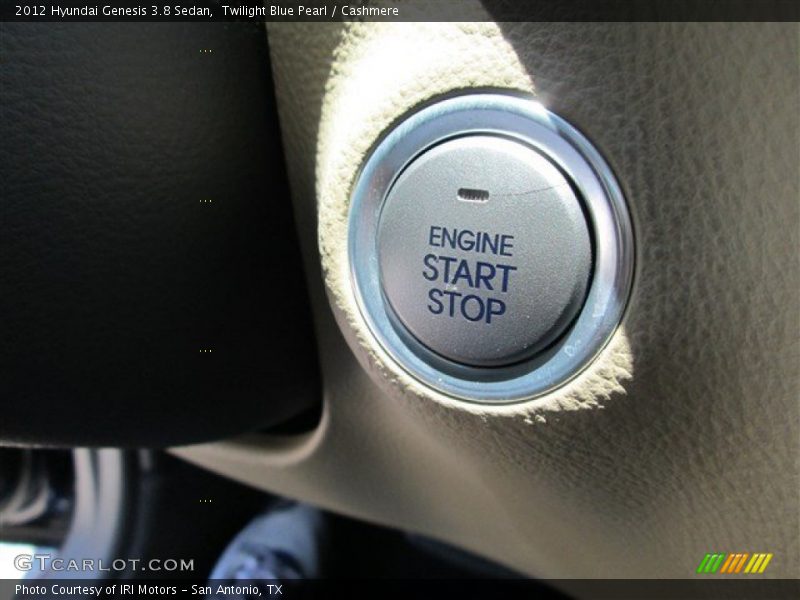 Twilight Blue Pearl / Cashmere 2012 Hyundai Genesis 3.8 Sedan