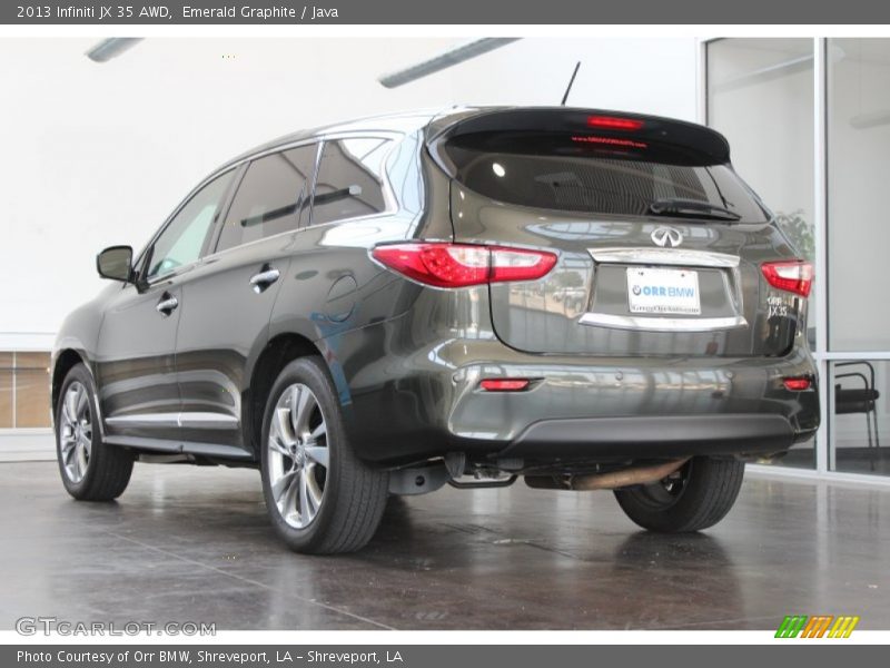 Emerald Graphite / Java 2013 Infiniti JX 35 AWD