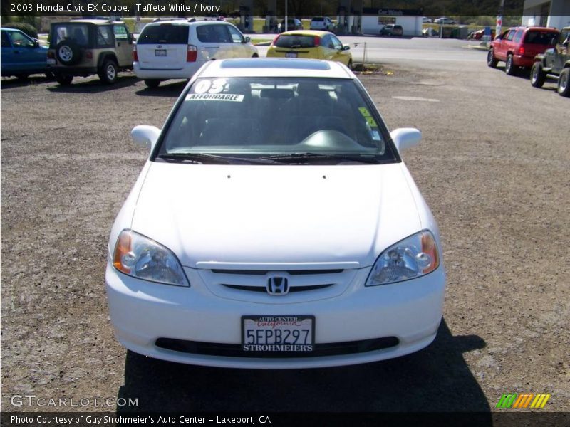 Taffeta White / Ivory 2003 Honda Civic EX Coupe