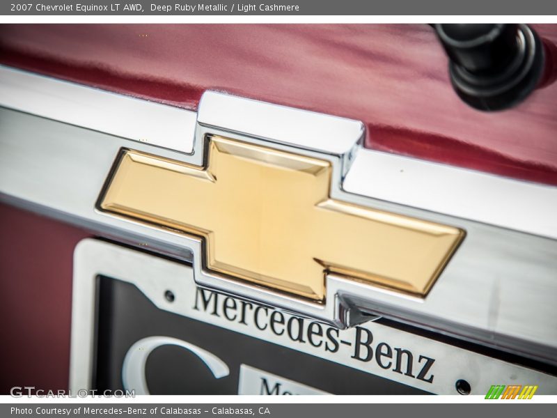 Deep Ruby Metallic / Light Cashmere 2007 Chevrolet Equinox LT AWD