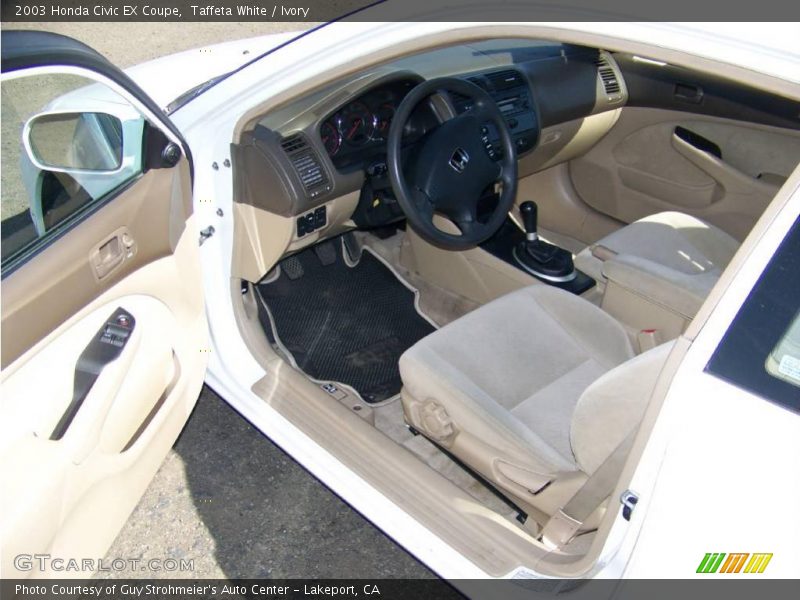 Taffeta White / Ivory 2003 Honda Civic EX Coupe