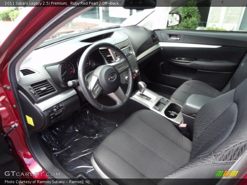 Ruby Red Pearl / Off-Black 2011 Subaru Legacy 2.5i Premium