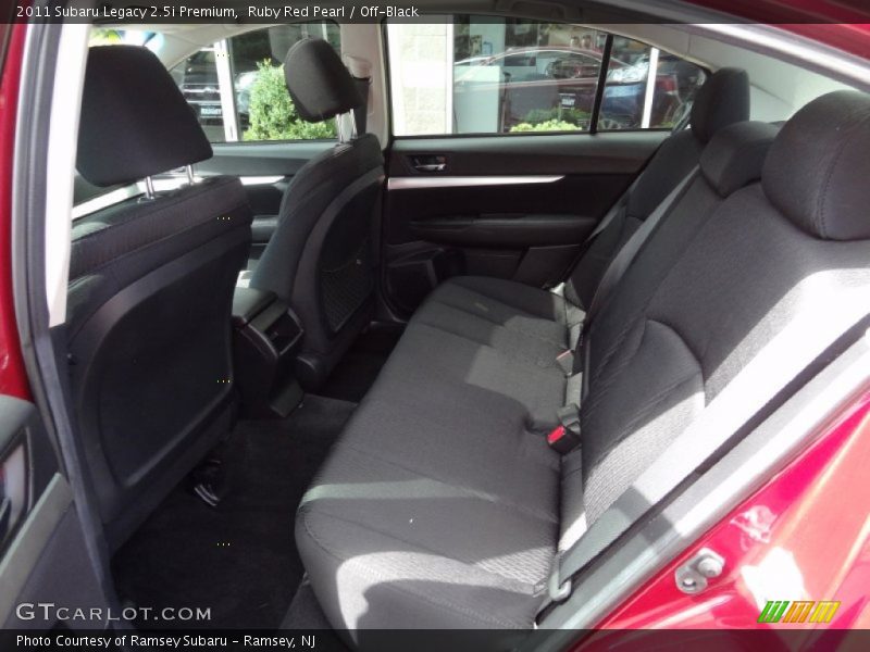 Ruby Red Pearl / Off-Black 2011 Subaru Legacy 2.5i Premium