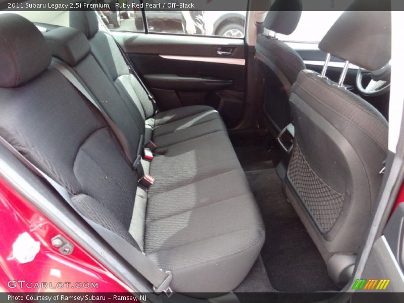 Ruby Red Pearl / Off-Black 2011 Subaru Legacy 2.5i Premium