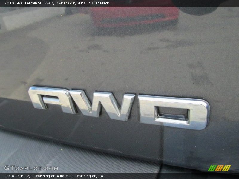 Cyber Gray Metallic / Jet Black 2010 GMC Terrain SLE AWD