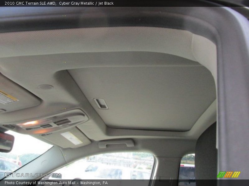 Cyber Gray Metallic / Jet Black 2010 GMC Terrain SLE AWD