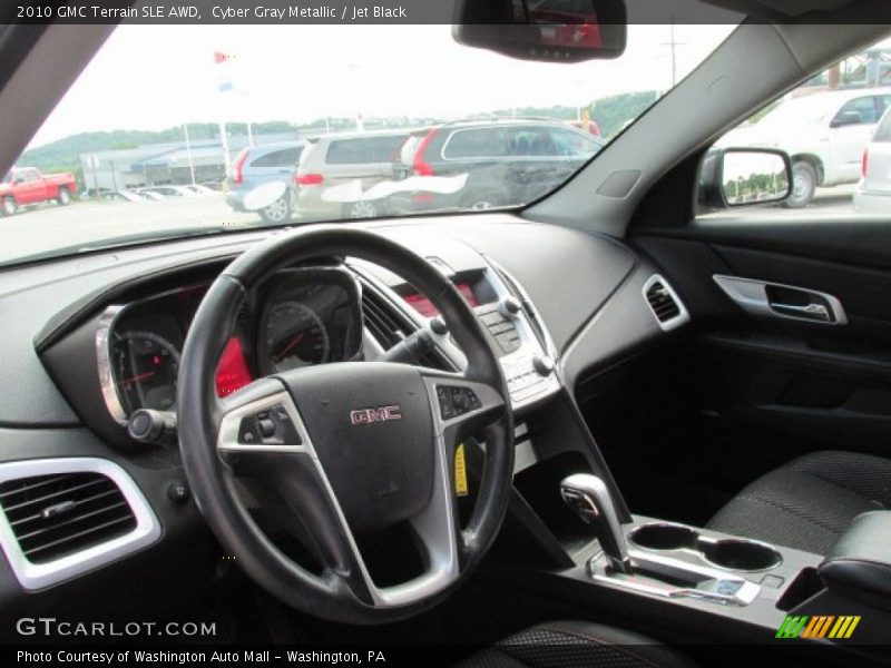 Cyber Gray Metallic / Jet Black 2010 GMC Terrain SLE AWD