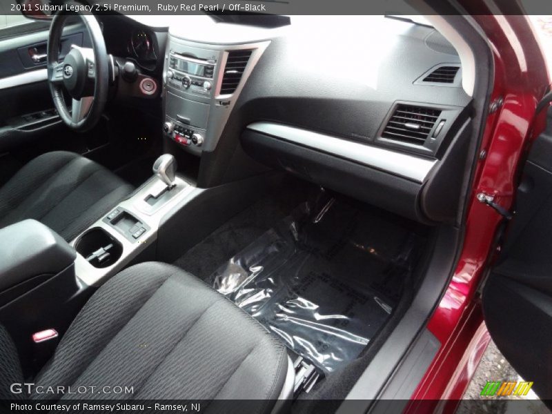Ruby Red Pearl / Off-Black 2011 Subaru Legacy 2.5i Premium