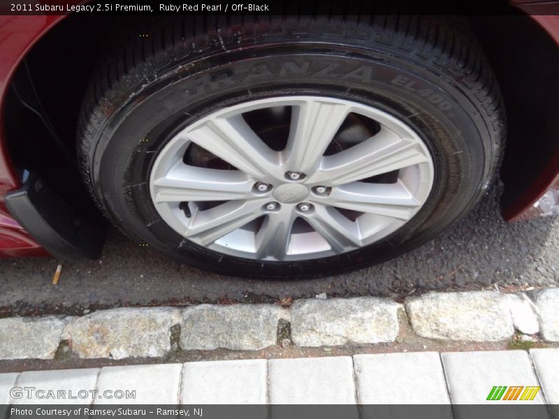 Ruby Red Pearl / Off-Black 2011 Subaru Legacy 2.5i Premium