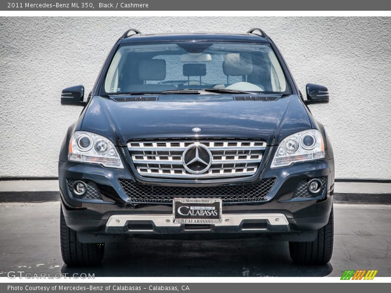 Black / Cashmere 2011 Mercedes-Benz ML 350