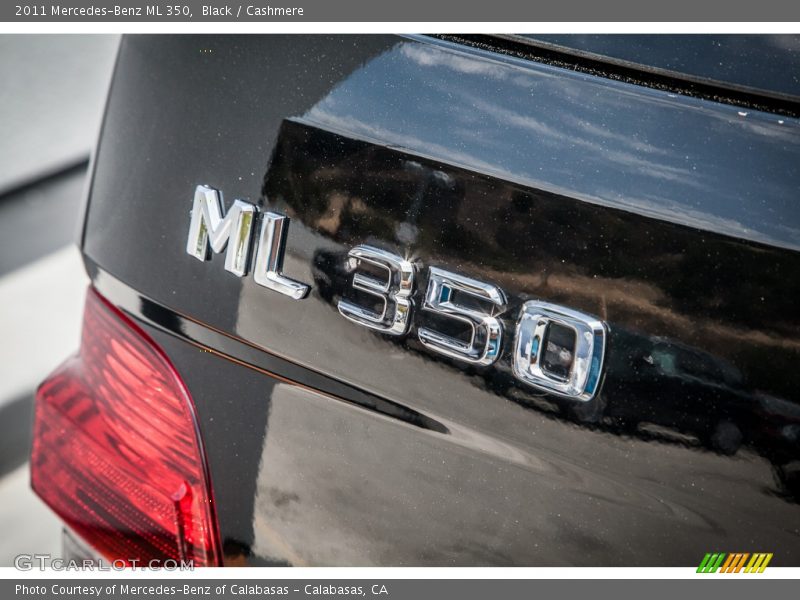 Black / Cashmere 2011 Mercedes-Benz ML 350