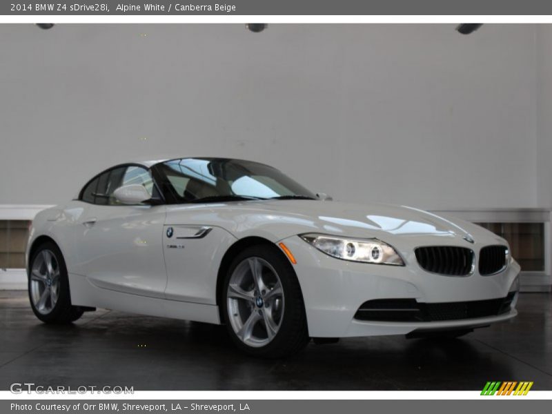 Alpine White / Canberra Beige 2014 BMW Z4 sDrive28i