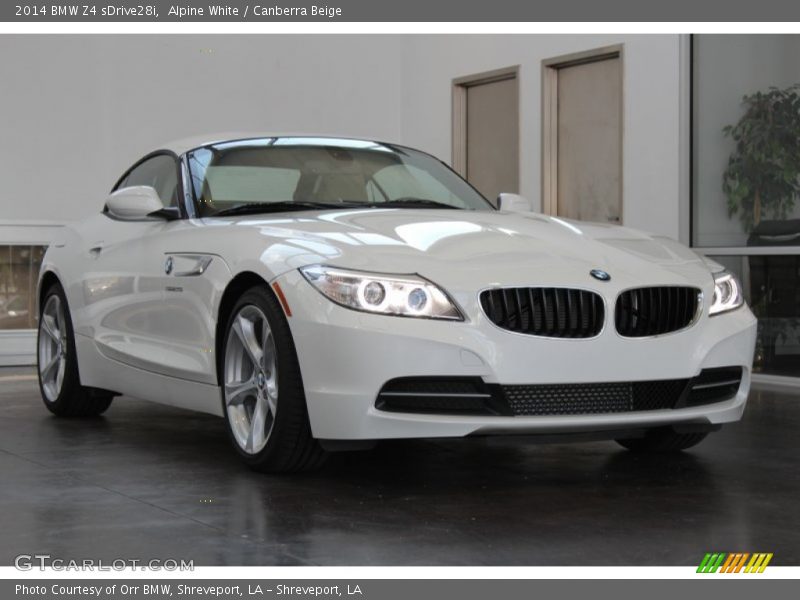 Front 3/4 View of 2014 Z4 sDrive28i