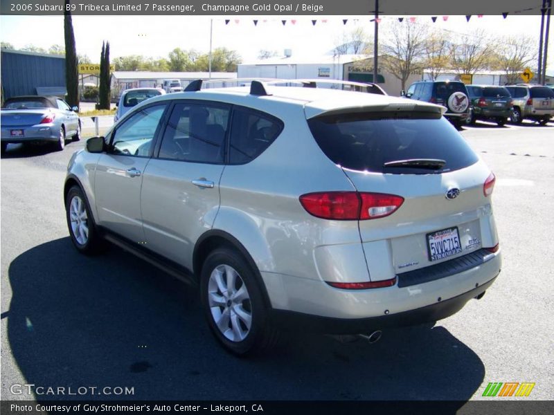 Champagne Gold Opal / Beige 2006 Subaru B9 Tribeca Limited 7 Passenger