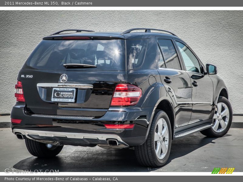 Black / Cashmere 2011 Mercedes-Benz ML 350