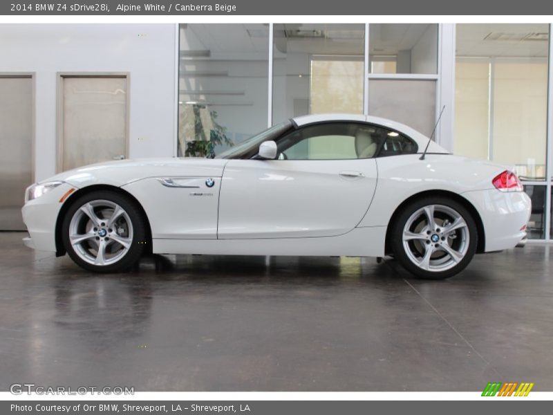  2014 Z4 sDrive28i Alpine White
