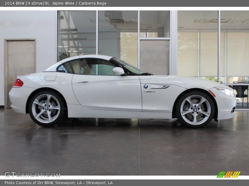  2014 Z4 sDrive28i Alpine White