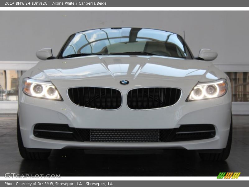 Alpine White / Canberra Beige 2014 BMW Z4 sDrive28i