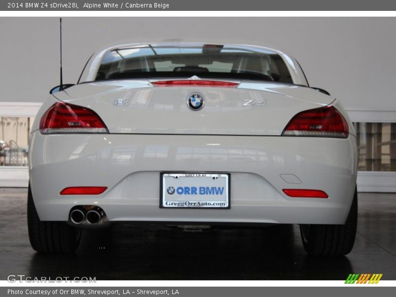 Alpine White / Canberra Beige 2014 BMW Z4 sDrive28i