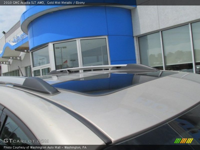Gold Mist Metallic / Ebony 2010 GMC Acadia SLT AWD
