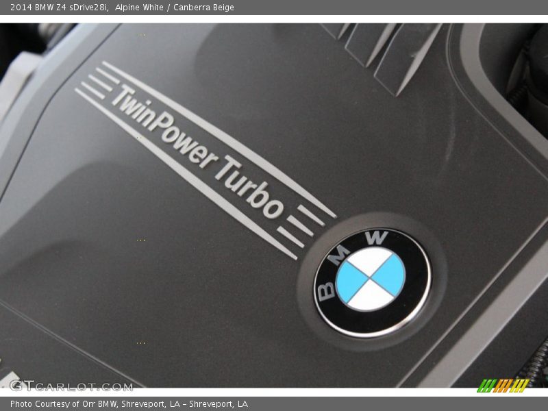 Alpine White / Canberra Beige 2014 BMW Z4 sDrive28i