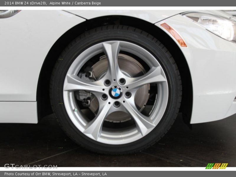  2014 Z4 sDrive28i Wheel