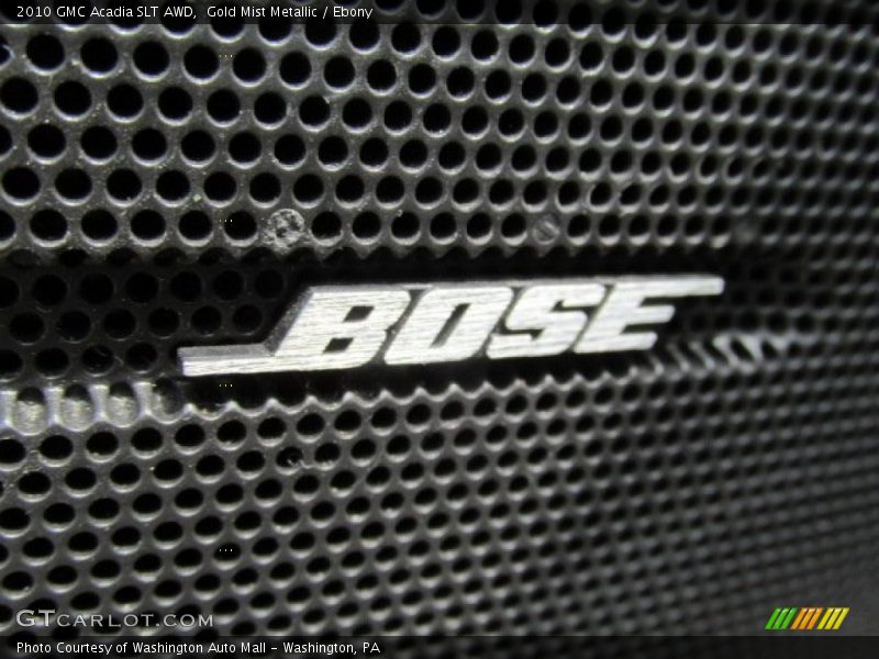 Gold Mist Metallic / Ebony 2010 GMC Acadia SLT AWD