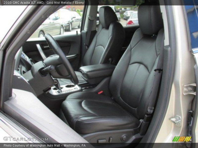 Gold Mist Metallic / Ebony 2010 GMC Acadia SLT AWD