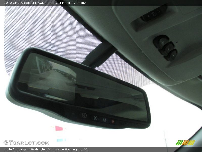 Gold Mist Metallic / Ebony 2010 GMC Acadia SLT AWD