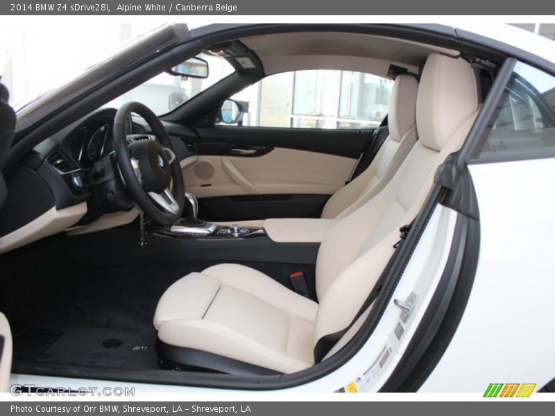 Front Seat of 2014 Z4 sDrive28i
