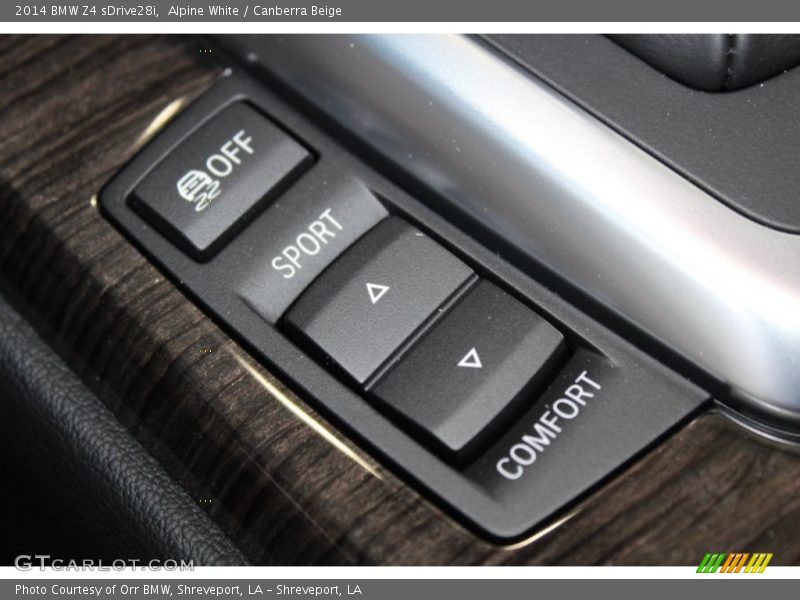 Controls of 2014 Z4 sDrive28i