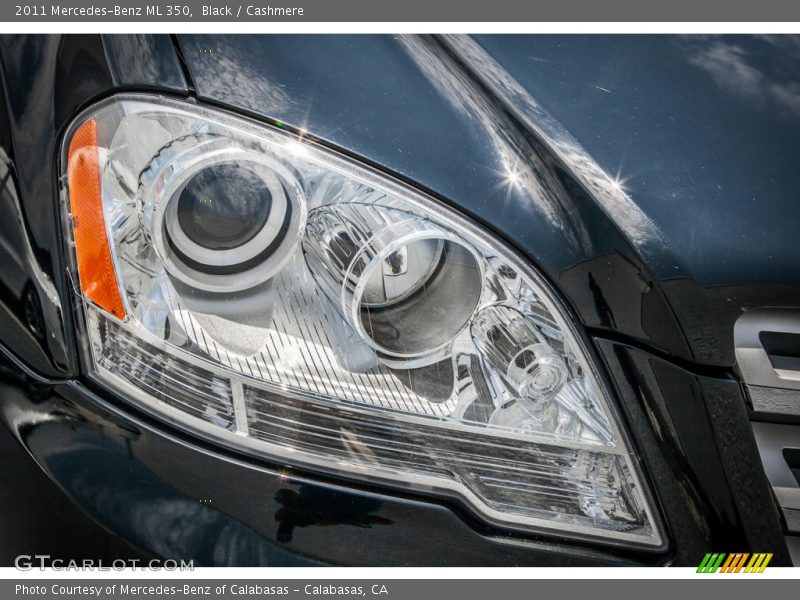 Black / Cashmere 2011 Mercedes-Benz ML 350