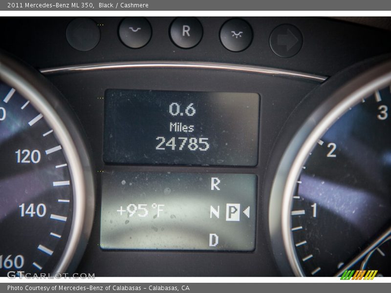 Black / Cashmere 2011 Mercedes-Benz ML 350