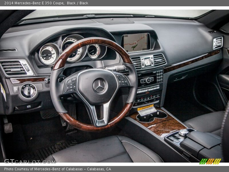 Black Interior - 2014 E 350 Coupe 