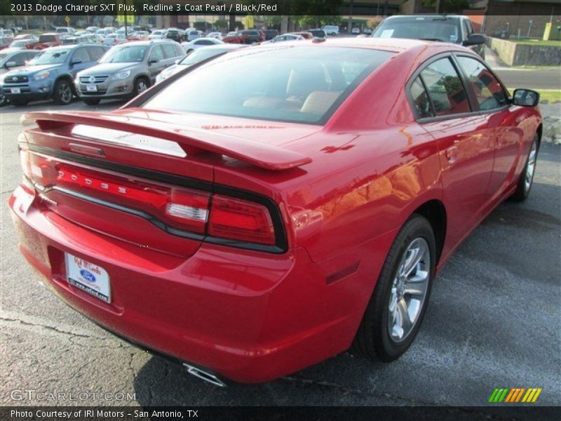 Redline 3 Coat Pearl / Black/Red 2013 Dodge Charger SXT Plus