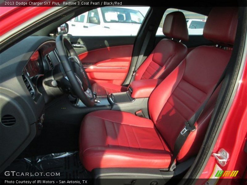 Redline 3 Coat Pearl / Black/Red 2013 Dodge Charger SXT Plus