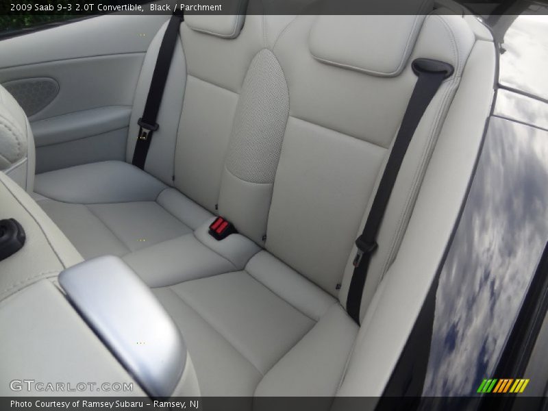 Black / Parchment 2009 Saab 9-3 2.0T Convertible