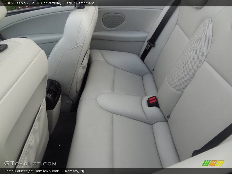 Black / Parchment 2009 Saab 9-3 2.0T Convertible